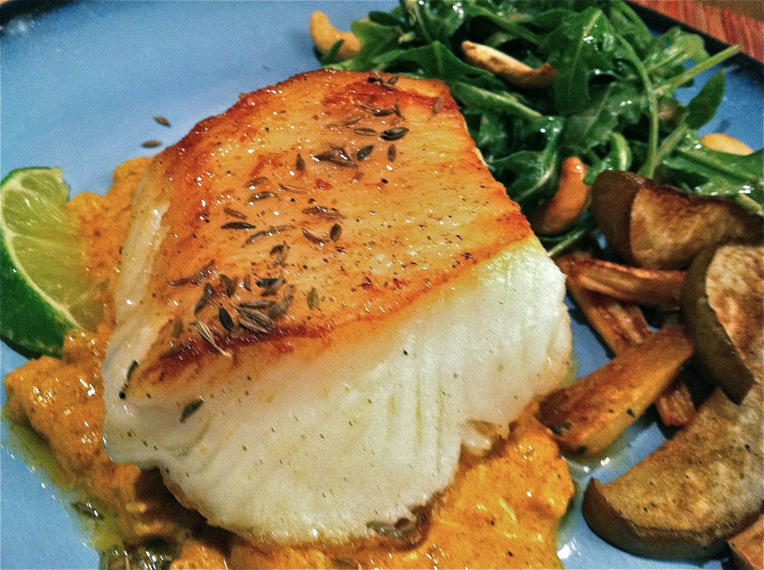 close up 2 halibut